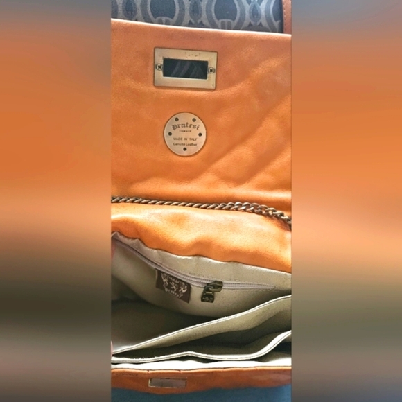 🌟Pratesi Firenze Saddle Leather Satchel Quilted Chanel Like Purse- Italy 🌟 - Picture 3 of 12